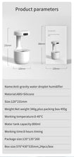 Load image into Gallery viewer, Water Drop Backflow Anti gravity Humidifier LED Time Display_7