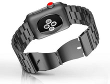 Load image into Gallery viewer, Stainless Steel Strap for Apple Watch Band 38mm - 40mm Metal Links Bracelet Smart Watch Strap - Black_1