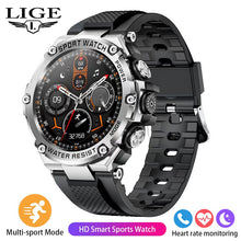 Load image into Gallery viewer, Sports Men's rugged watch Liga, Bluetooth - SILVER_0
