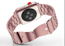 Load image into Gallery viewer, Stainless Steel Strap for Apple Watch Band 38mm- 40mm Metal Links Bracelet Smart Watch Strap - Rose Gold_0

