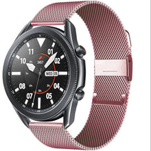 Load image into Gallery viewer, Watch Band Bracelet For Samsung Galaxy Watch 3 for Galaxy Active 2 Strap 42mm Metal Stainless Steel Magnetic 20mm Wrist Strap - Rose Pink_0
