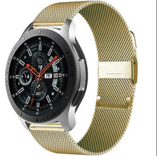 Load image into Gallery viewer, Watch Band Bracelet For Samsung Galaxy Watch 3 for Galaxy Active 2 Strap 42mm Metal Stainless Steel Magnetic 20mm Wrist Strap - Gold_0
